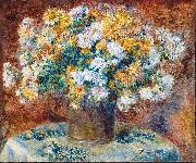Pierre-Auguste Renoir Chrysanthemums oil painting artist
